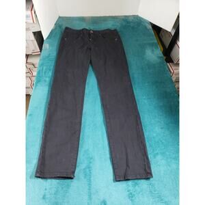 American Eagle Jeans Size 6 Short Womens Black Pants Demim Mid Rise Skinny